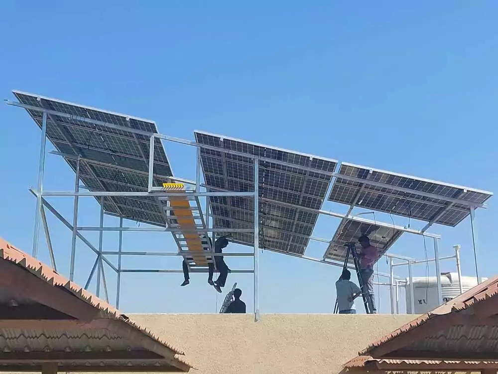 neovolt green energies real gallery onsite photos, gujarat.